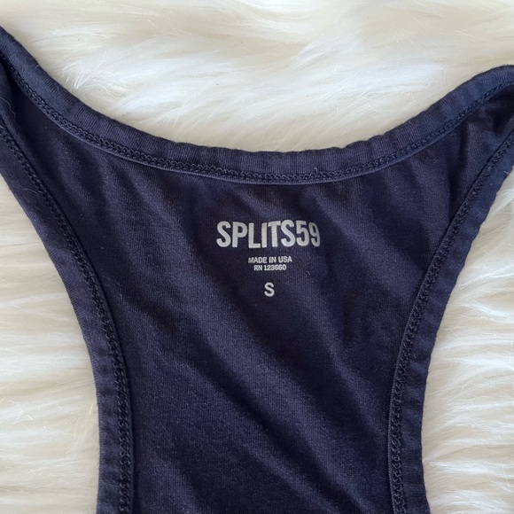 Splits59  Women’s Small Etta Navy Blue Tank  Top - Picture 7 of 7